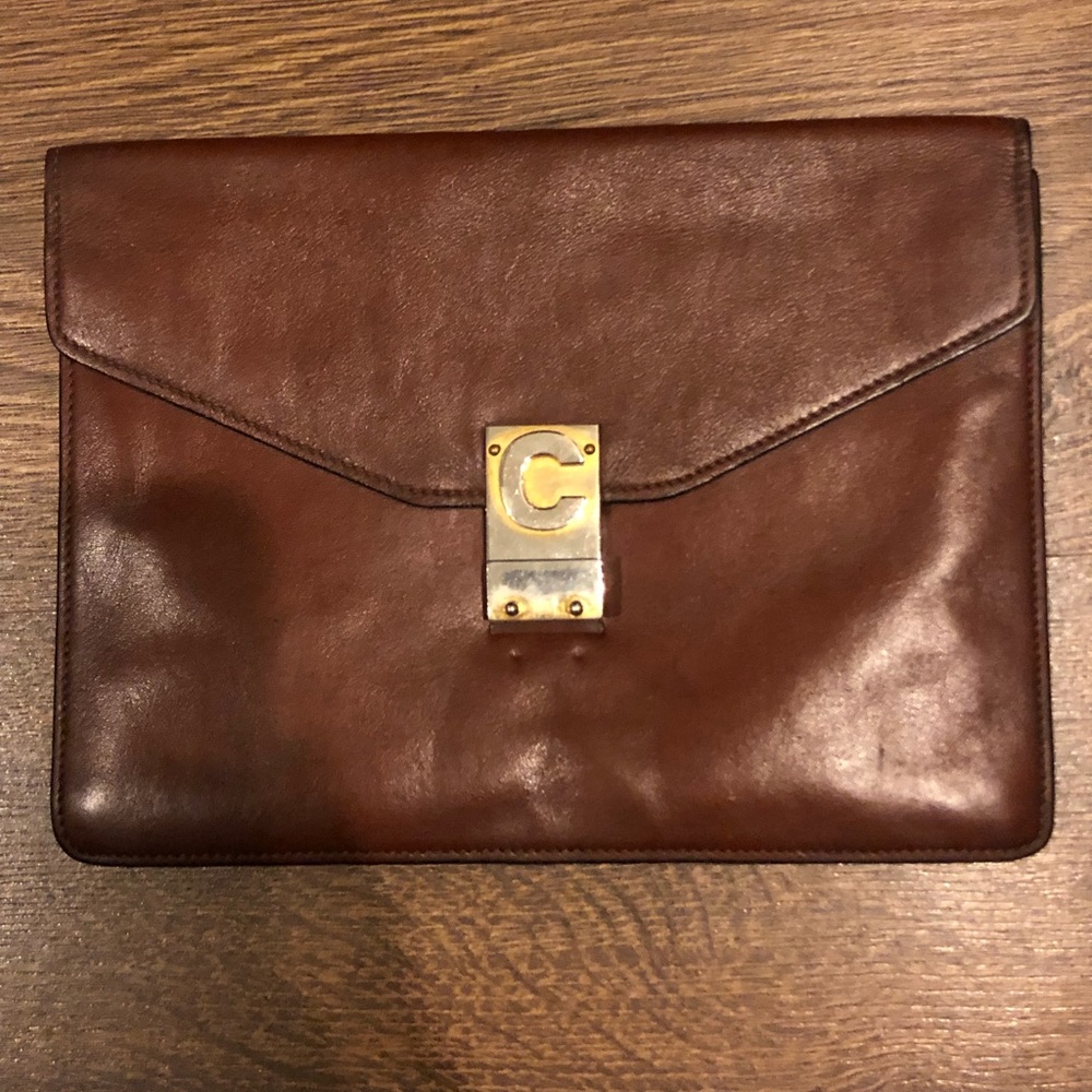 Authentic Vintage Celine C Bag Clutch